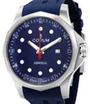 Admirals Cup 47mm in Titanium on Blue Rubber Strap with Blue Dial