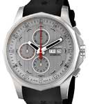 Admirals Cup Legend Chronograph 47mm in Titanium on Black Rubber Strap with Grey Dial