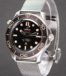 Seamaster Diver No Time To Die James Bond Titanium Case on Bracelet