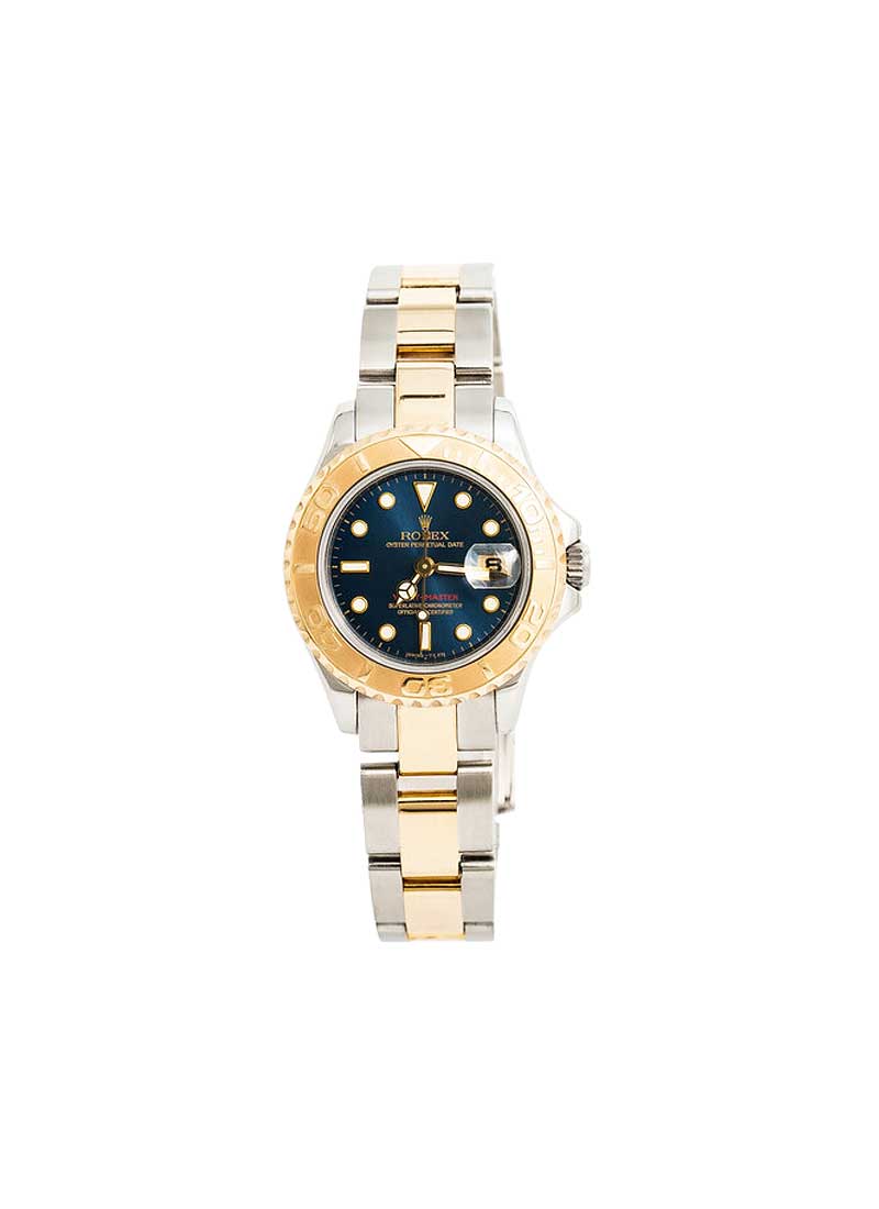 Pre-Owned Rolex Yacht-Master 29mm in Steel with Yellow Gold Bezel