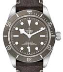 Black Bay Fifty-Eight in Silver Case with Taupe Bezel on Brown Leather Strap with Taupe Dial
