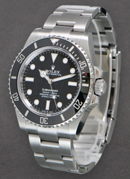 Pre-Owned Rolex 124060 41mm Submariner No Date in Steel with Black Ceramic Bezel 124060
