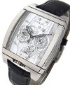 Corum Tourbillon Panoramique in White Gold -  LE to 99 pcs. on Black Crocodile Leather Strap with Transparent Dial