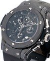 Aero Bang All Black 44mm in Black Ceramic on Black Rubber Strap with Black Dial