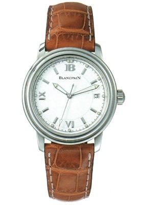 Leman Ultra Slim  Stainless Steel on Strap with White Dial