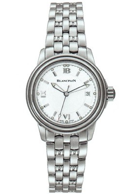 Lady's Leman Ultra Slim  Steel on Bracelet with White Dial 